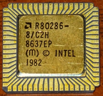 286er AMD 8 MHz CPU (R80286-8/C2H) Intel 1982